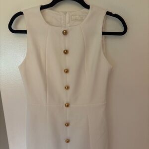 Vita Grace gold button dress